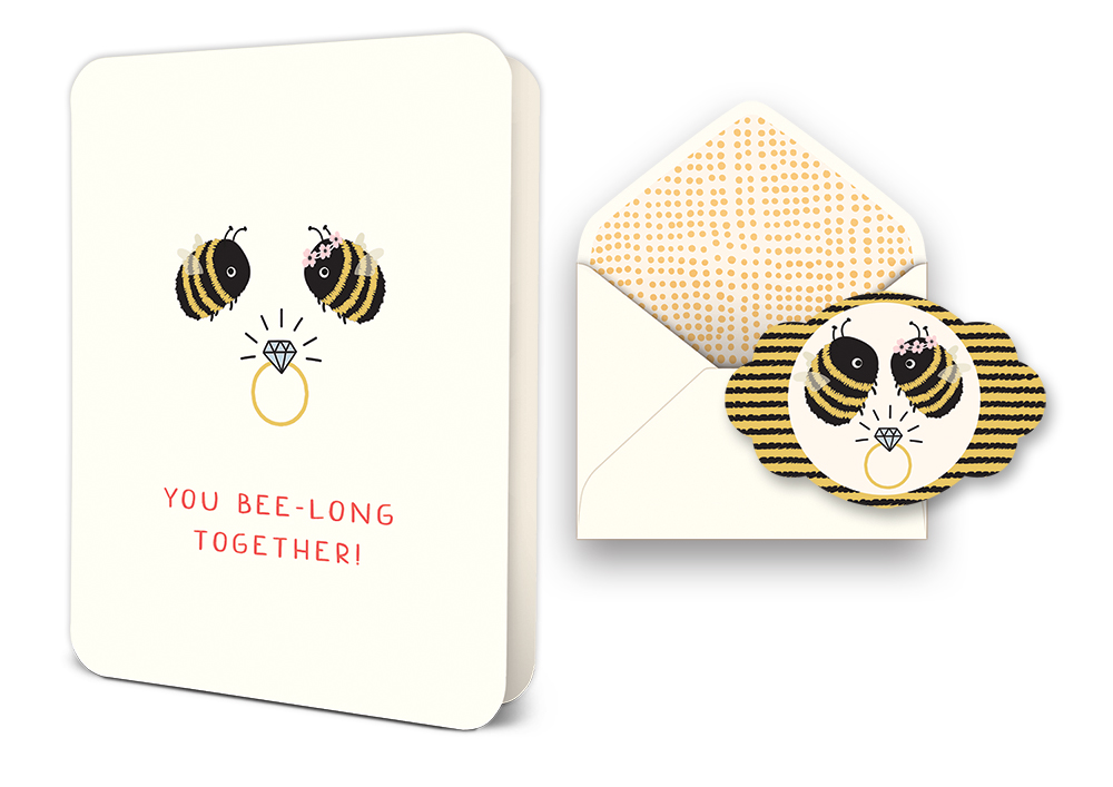 Picture of You Bee-Long Together! Deluxe Greeting Card