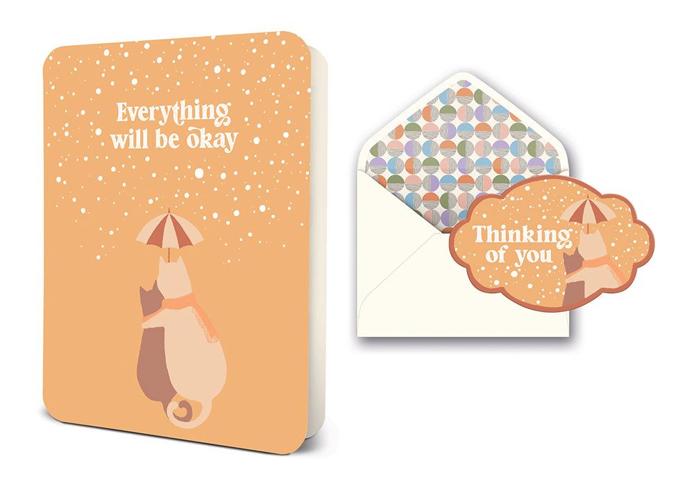 Picture of Thinking of You, Friend Deluxe Greeting Card