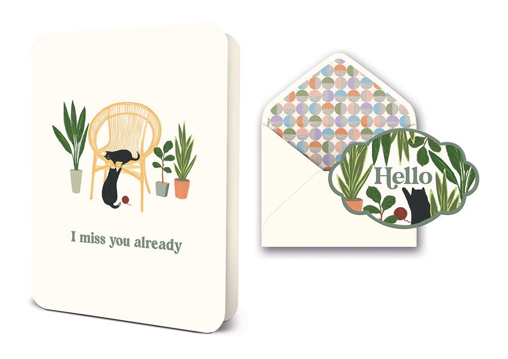 Picture of Miss You Already Deluxe Greeting Card