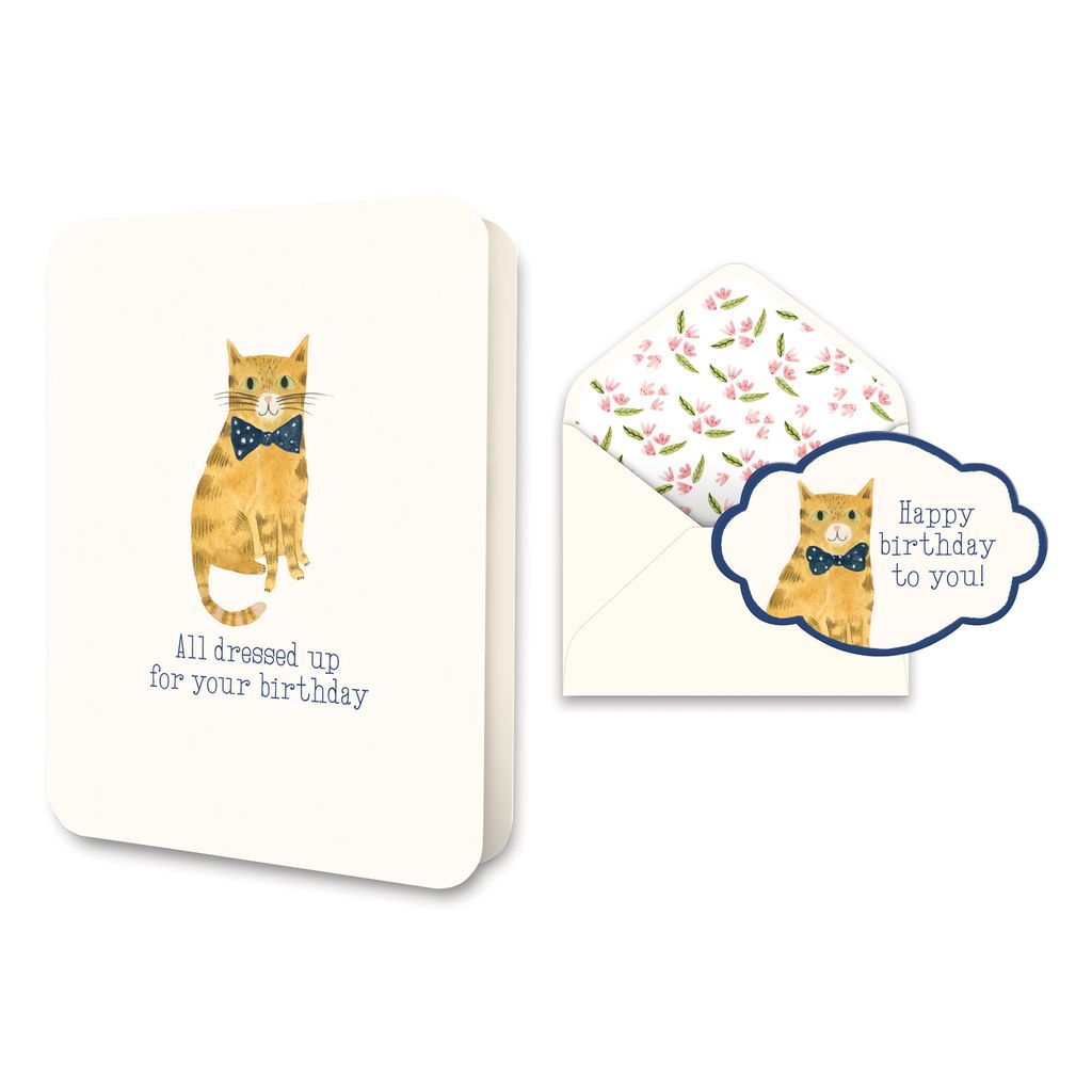 Picture of All Dressed Up Birthday Deluxe Greeting Card