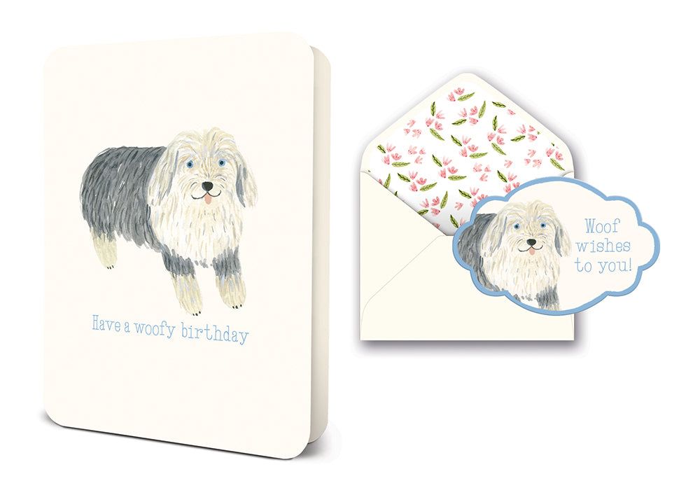 Picture of Woofy Birthday Deluxe Greeting Card