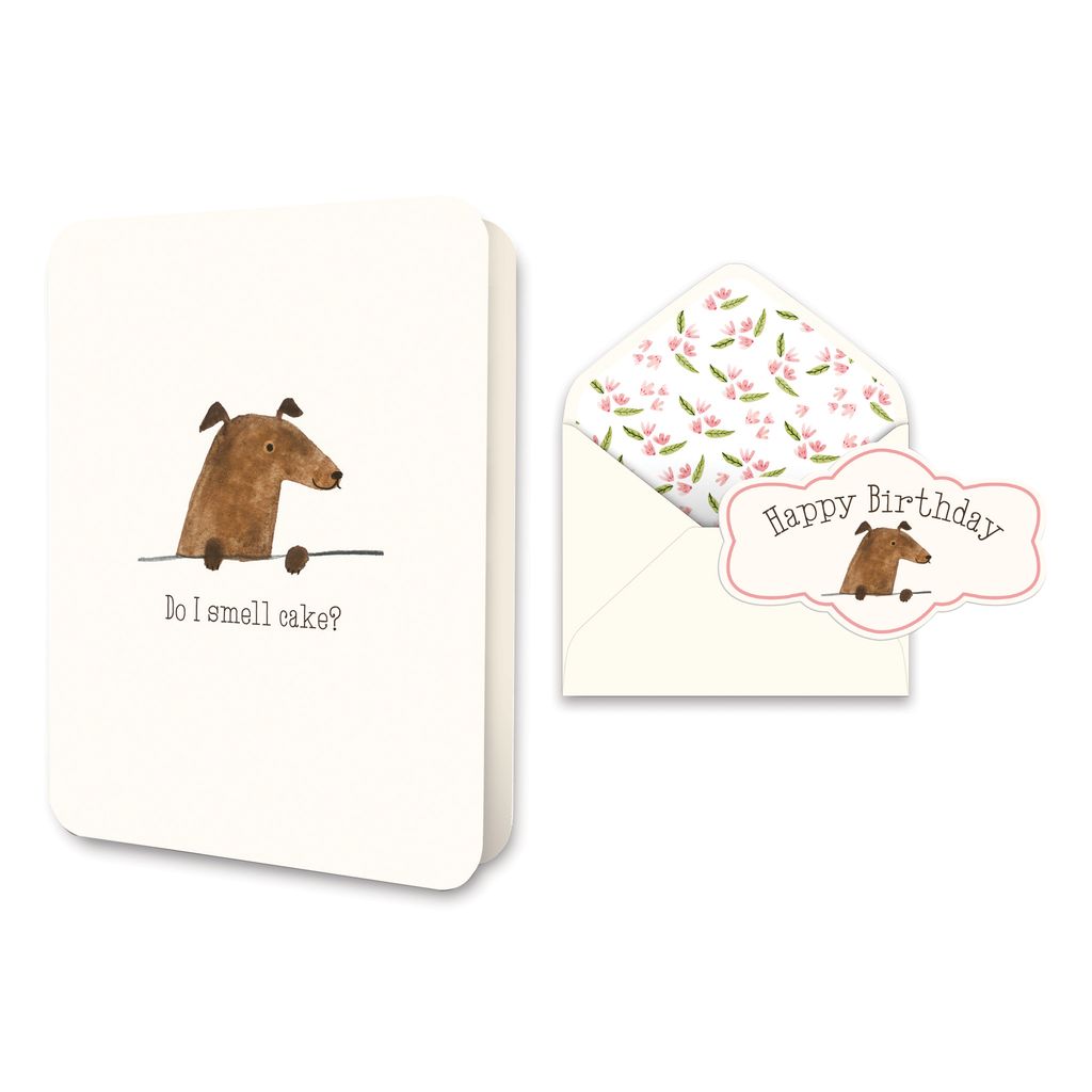 Picture of Do I Smell Cake? Deluxe Greeting Card