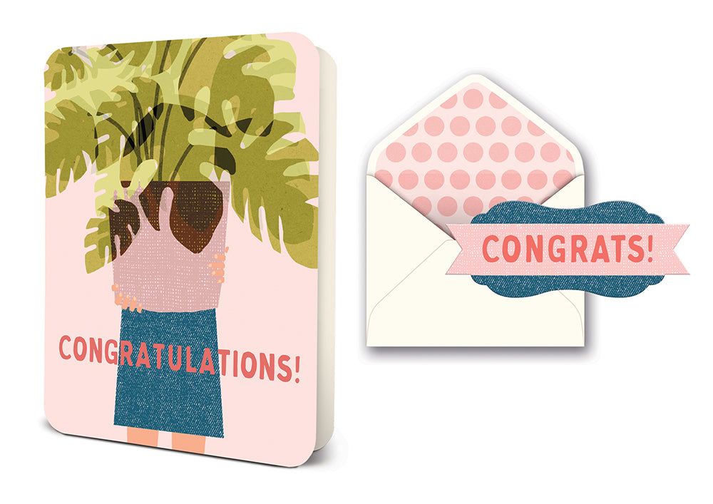 Picture of Friendly Fronds Deluxe Greeting Card