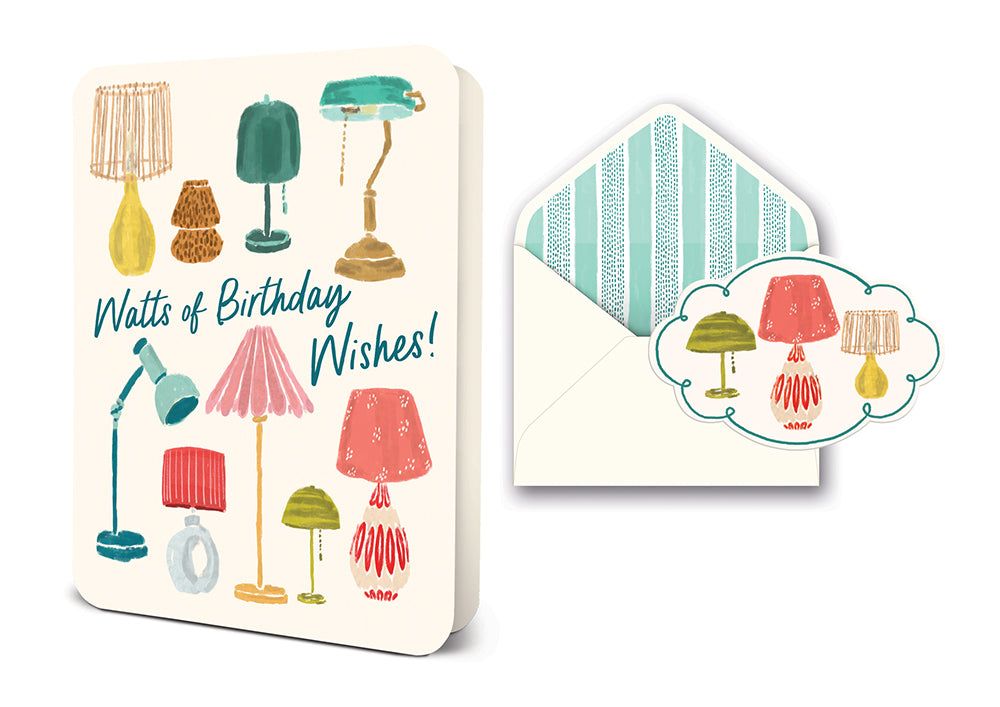 Picture of Watts of Birthday Wishes Deluxe Greeting Card