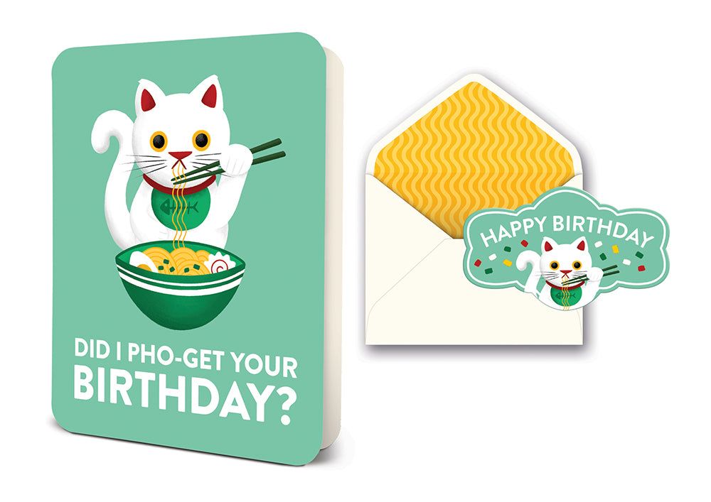 Picture of Pho-Get Your Birthday? Deluxe Greeting Card