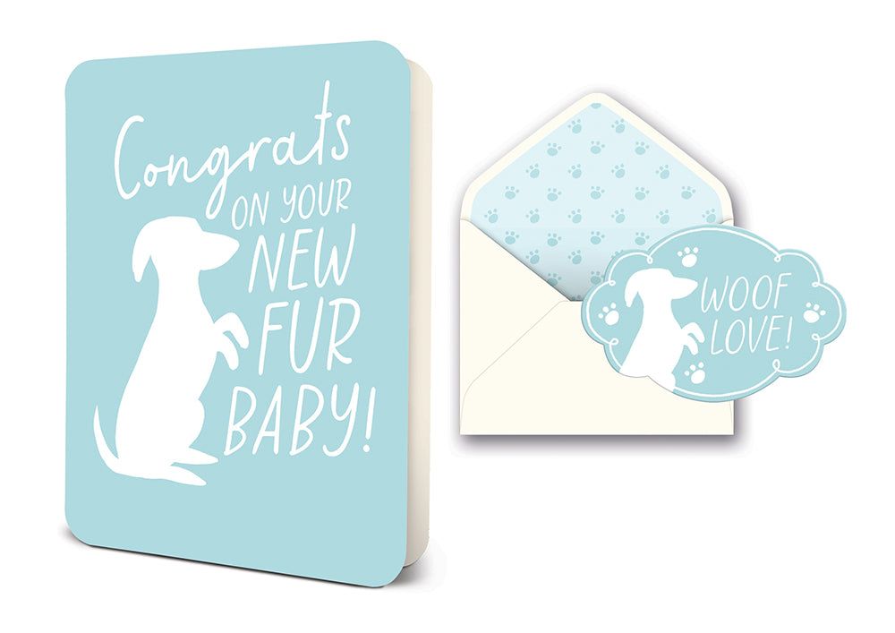 Picture of Fur Baby Deluxe Greeting Card