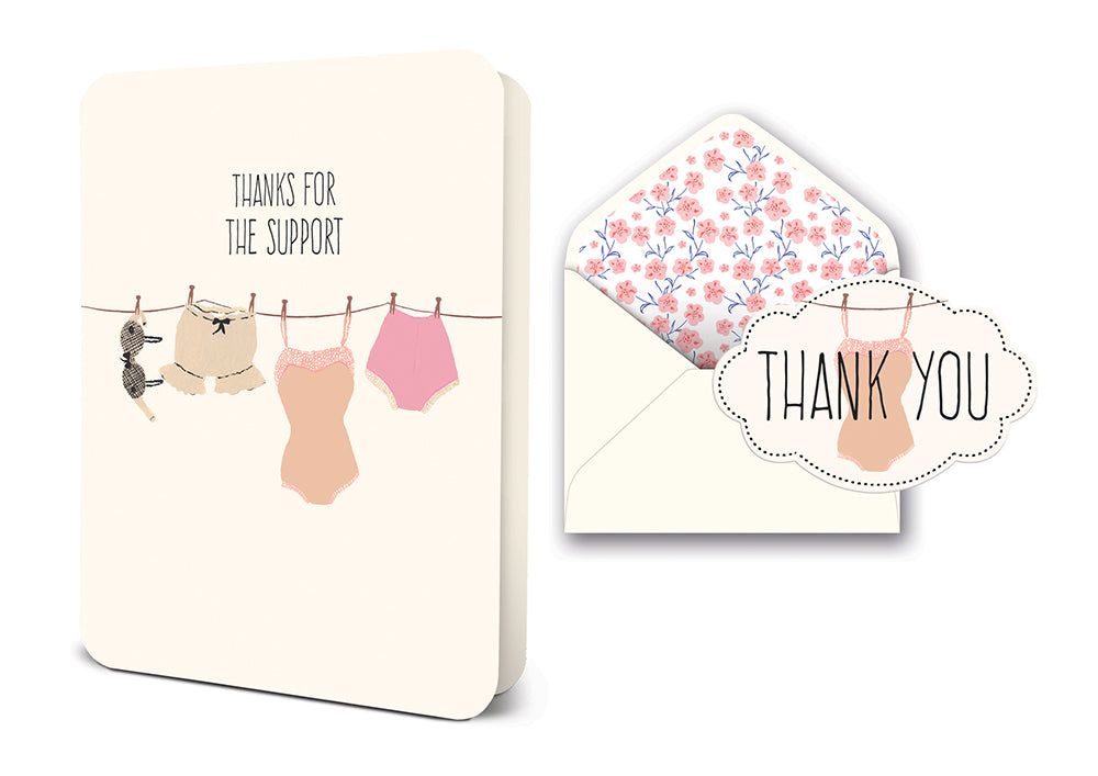 Picture of Thanks for the Support Deluxe Greeting Card