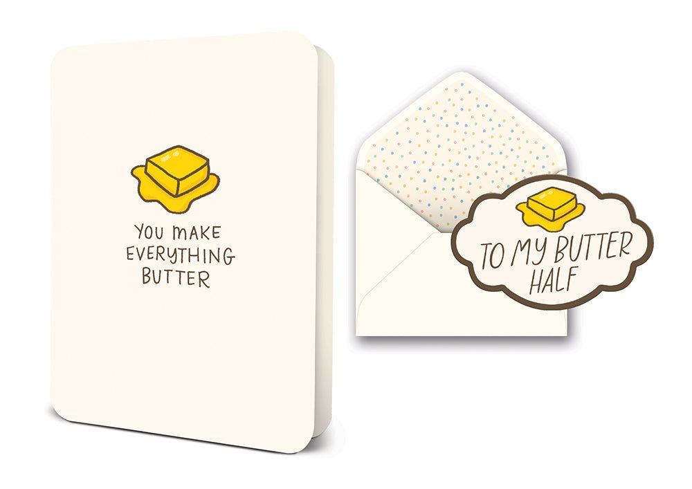 Picture of You Make Everything Butter Deluxe Greeting Card