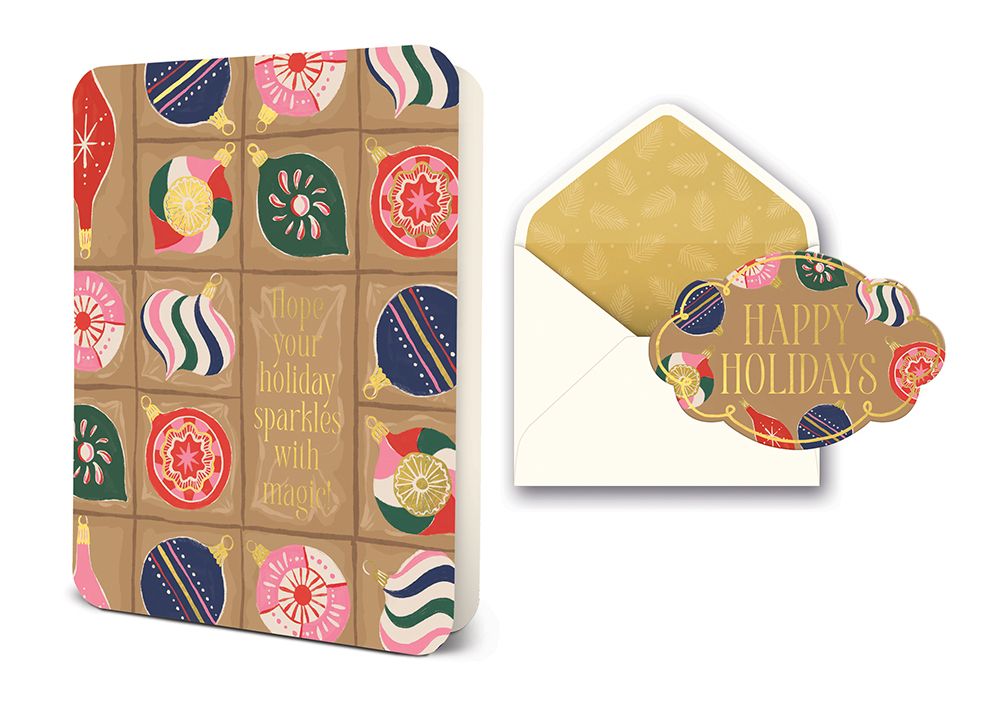 Picture of Holiday Sparkles Deluxe Greeting Card