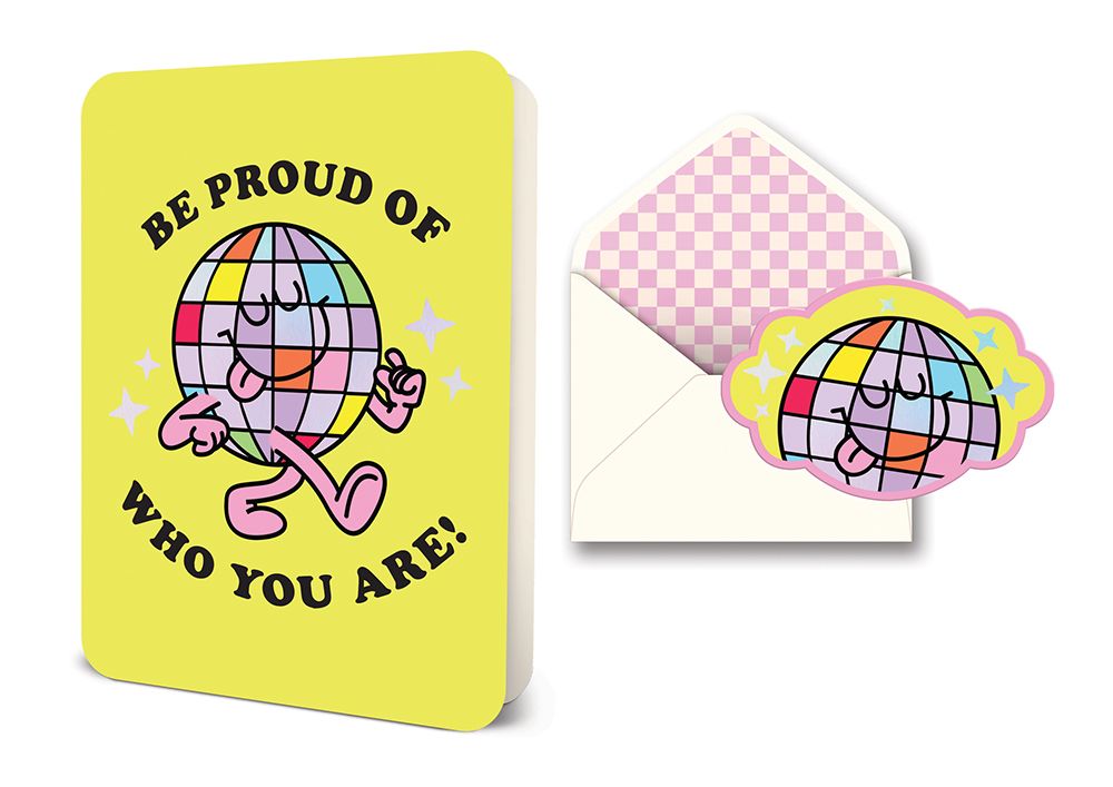 Picture of Be Proud Deluxe Greeting Card