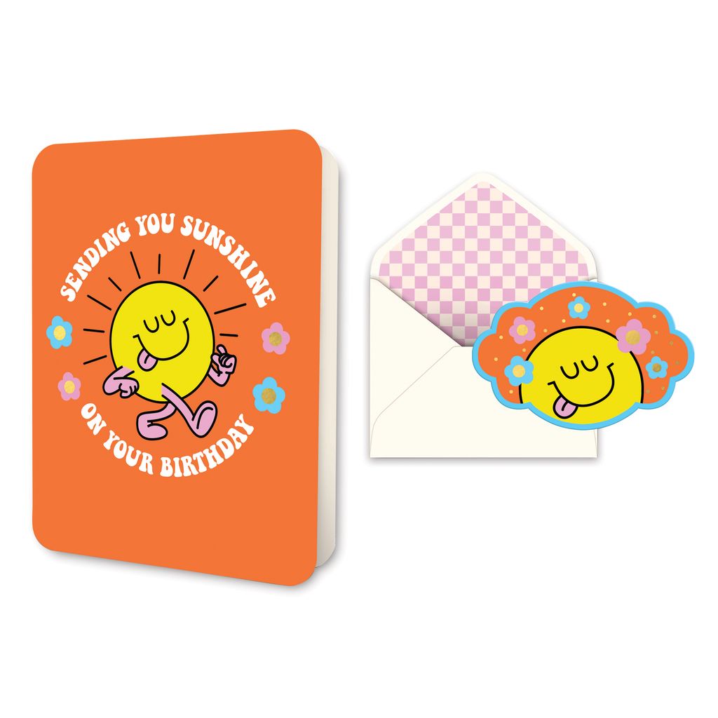 Picture of Sending You Sunshine Deluxe Greeting Card