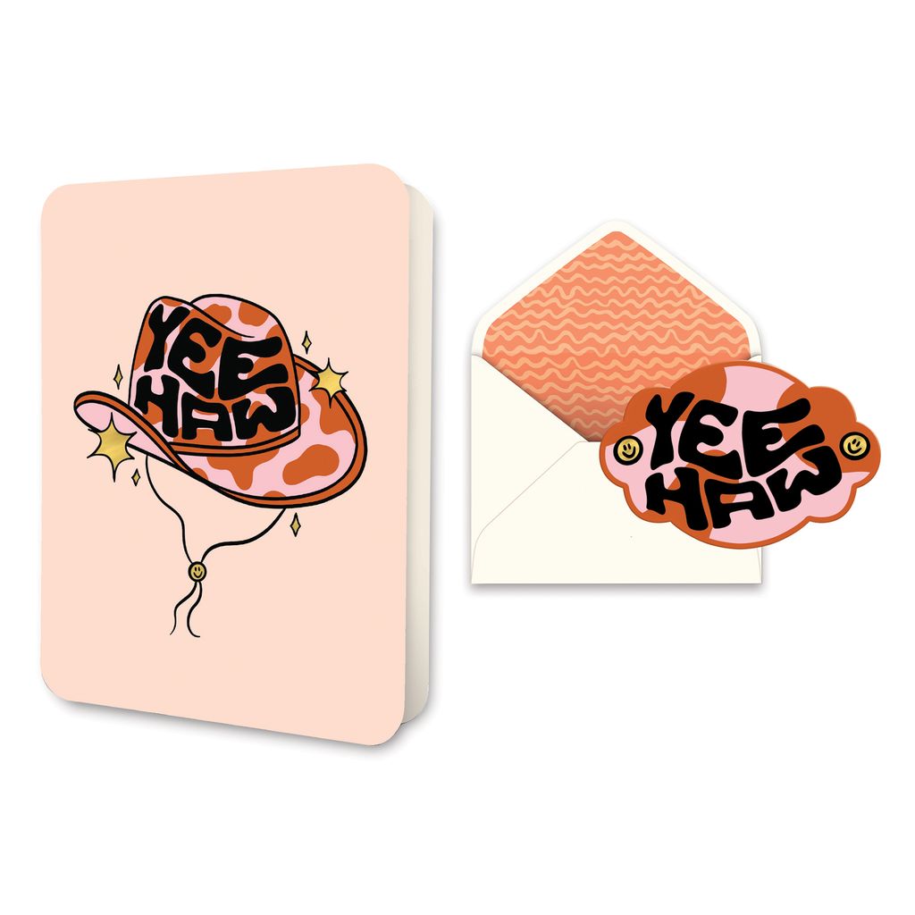 Picture of Yee Haw Deluxe Greeting Card