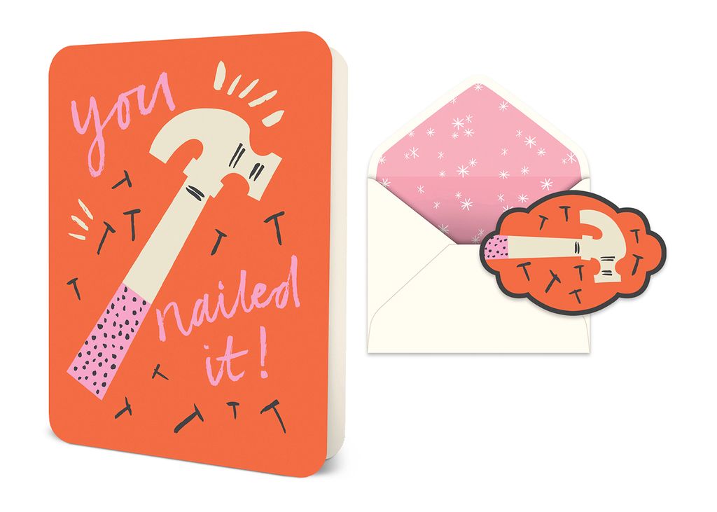 Picture of You Nailed It Deluxe Greeting Card