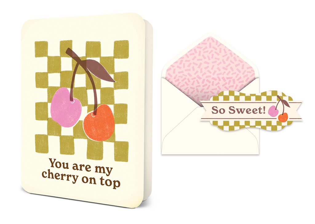 Picture of My Cherry on Top Deluxe Greeting Card