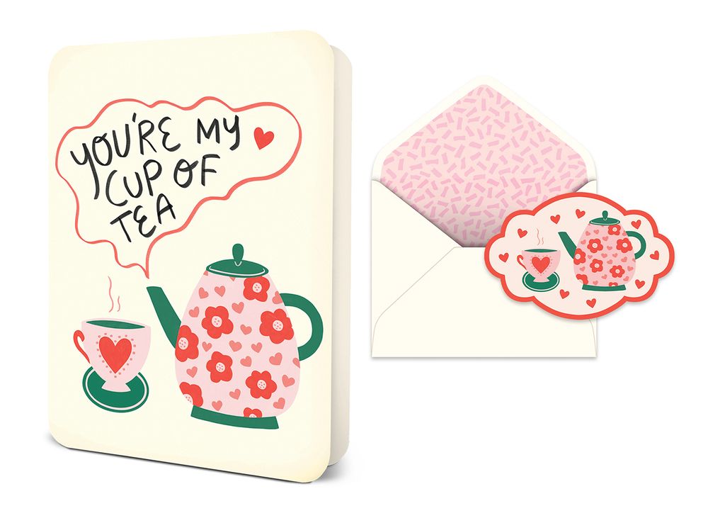 Picture of You're My Cup of Tea Deluxe Greeting Card