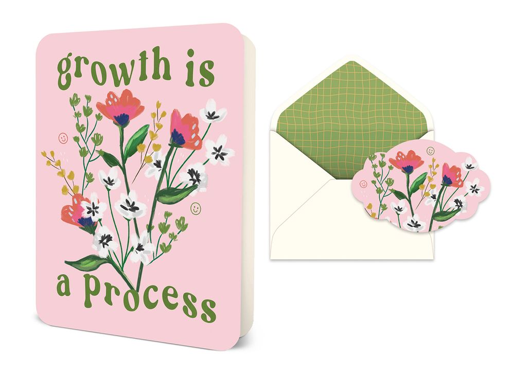 Picture of Growth Is a Process Deluxe Greeting Card