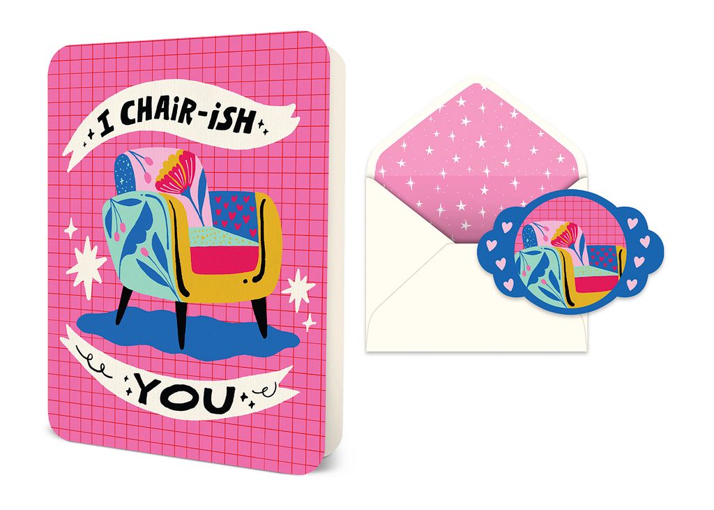 Picture of I Chair-ish You Deluxe Greeting Card