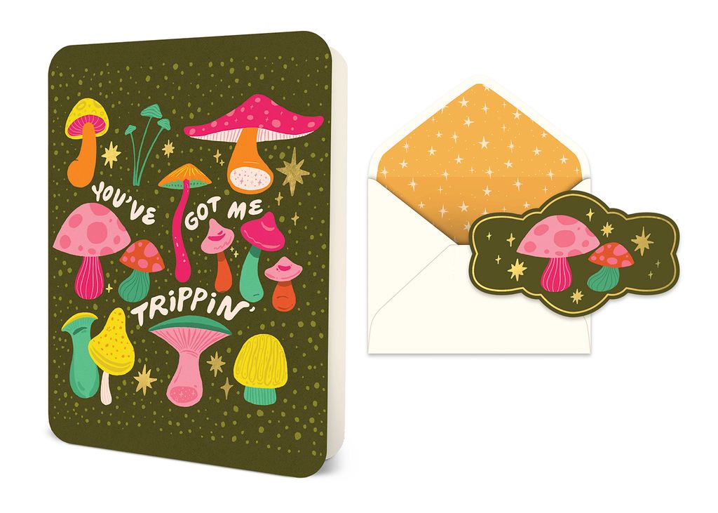 Picture of You've Got Me Trippin'  Deluxe Greeting Card
