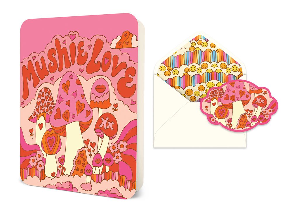 Picture of Mushie Love Deluxe Greeting Card