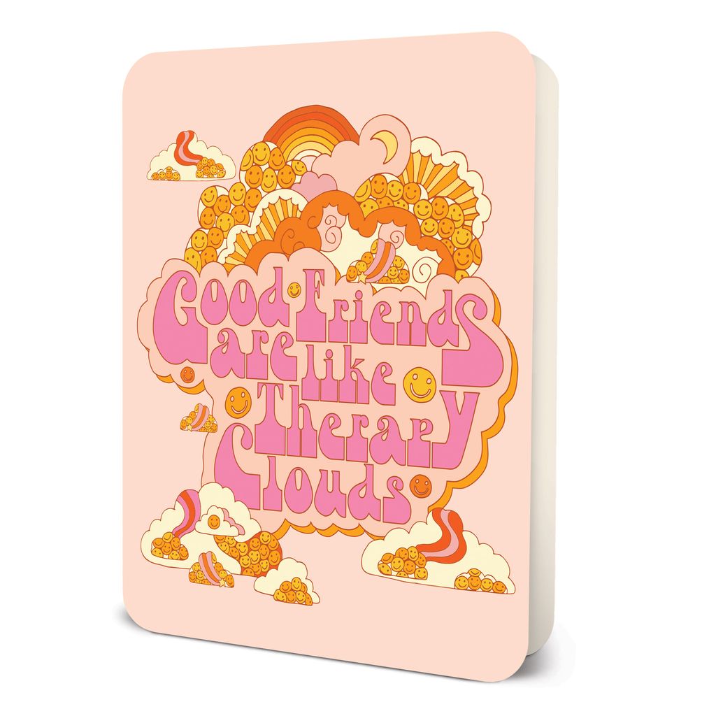 Picture of Therapy Cloud Friends Deluxe Greeting Card