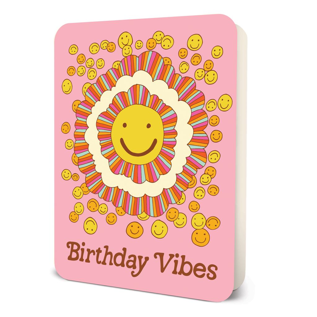 Picture of Happy Birthday Vibes Deluxe Greeting Card