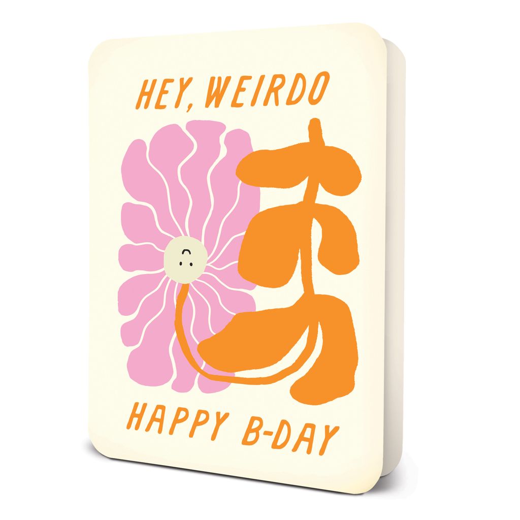 Picture of Hey, Weirdo Birthday Deluxe Greeting Card