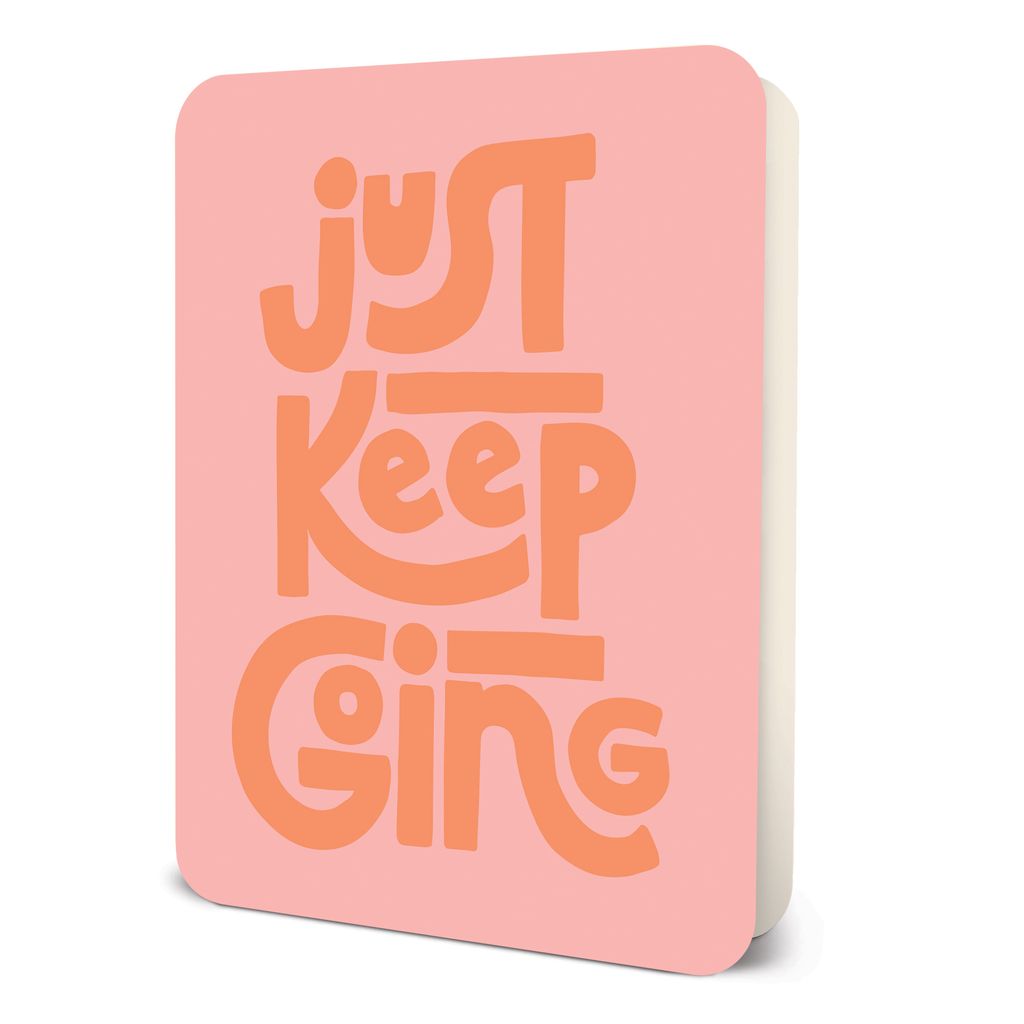 Picture of Just Keep Going Deluxe Greeting Card