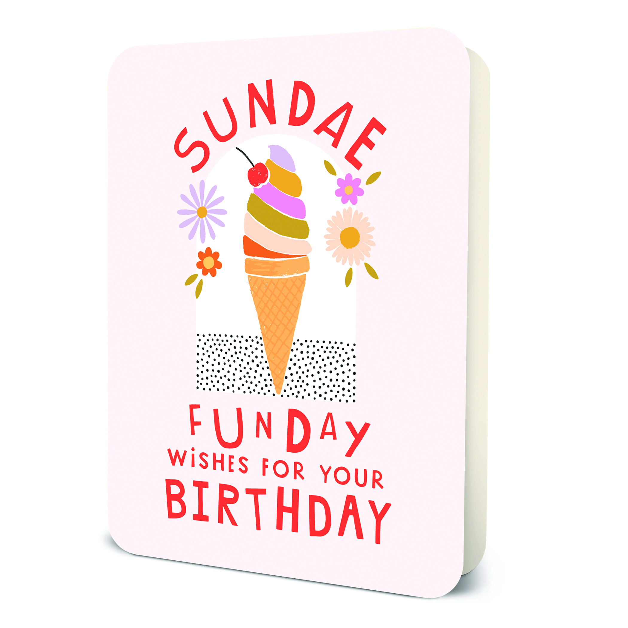 Picture of Sundae Funday Birthday Deluxe Greeting Card