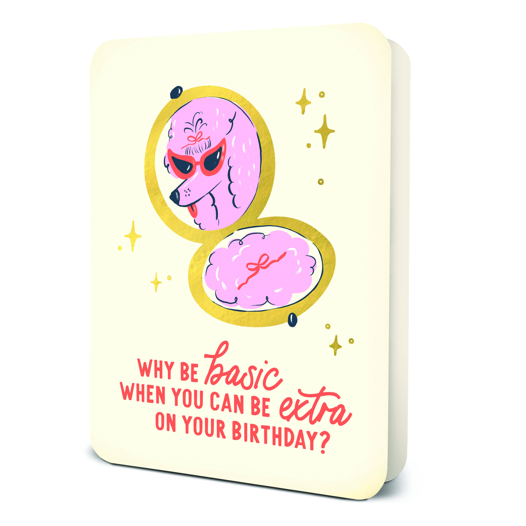 Picture of Be Extra on Your Birthday Deluxe Greeting Card