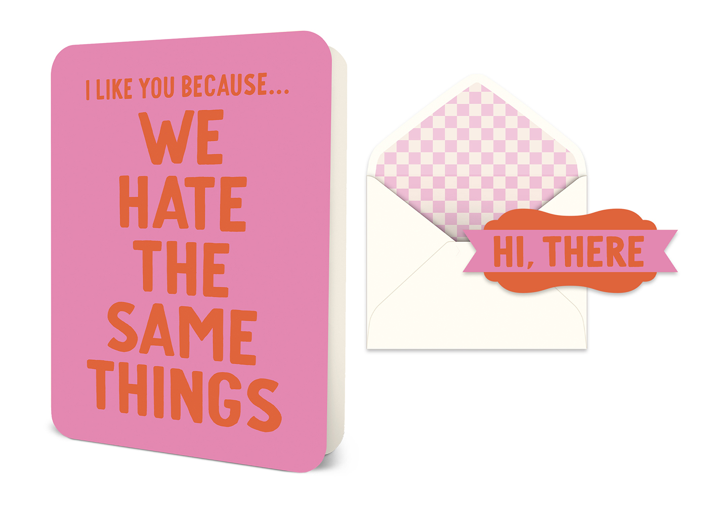 Picture of I Like You Deluxe Greeting Card