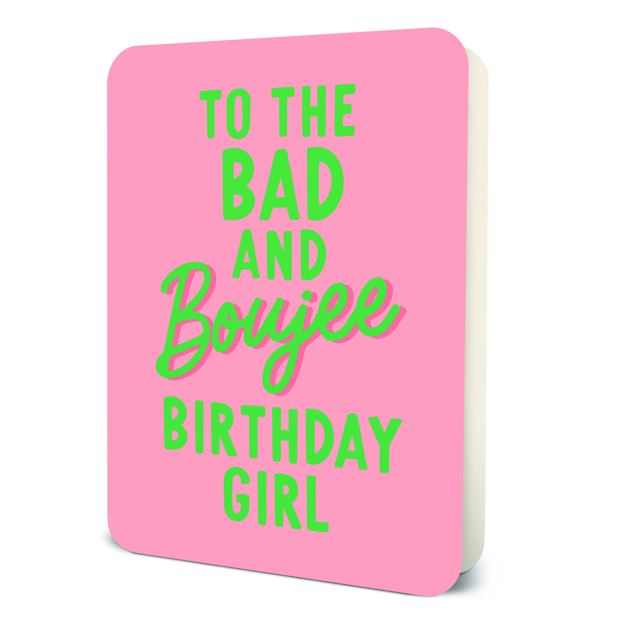 Picture of Bad & Boujee Birthday Deluxe Greeting Card
