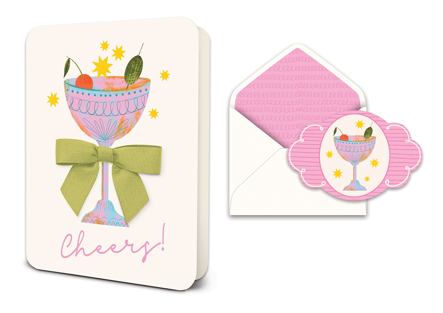 Picture of Cheers! Deluxe Greeting Card