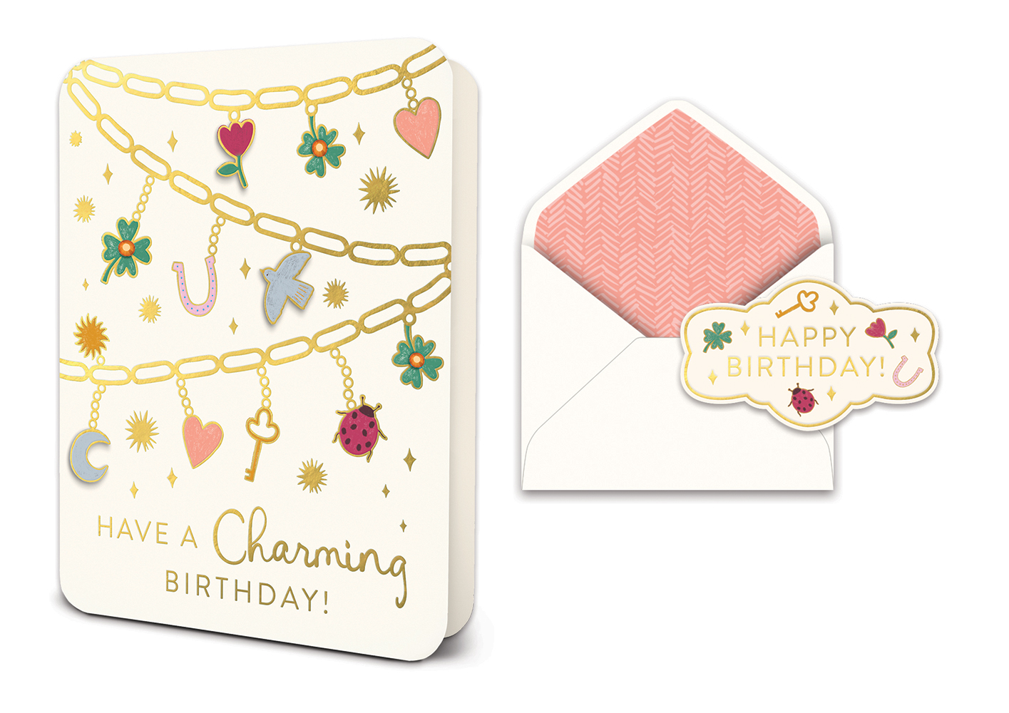 Picture of Charming Birthday Deluxe Greeting Card