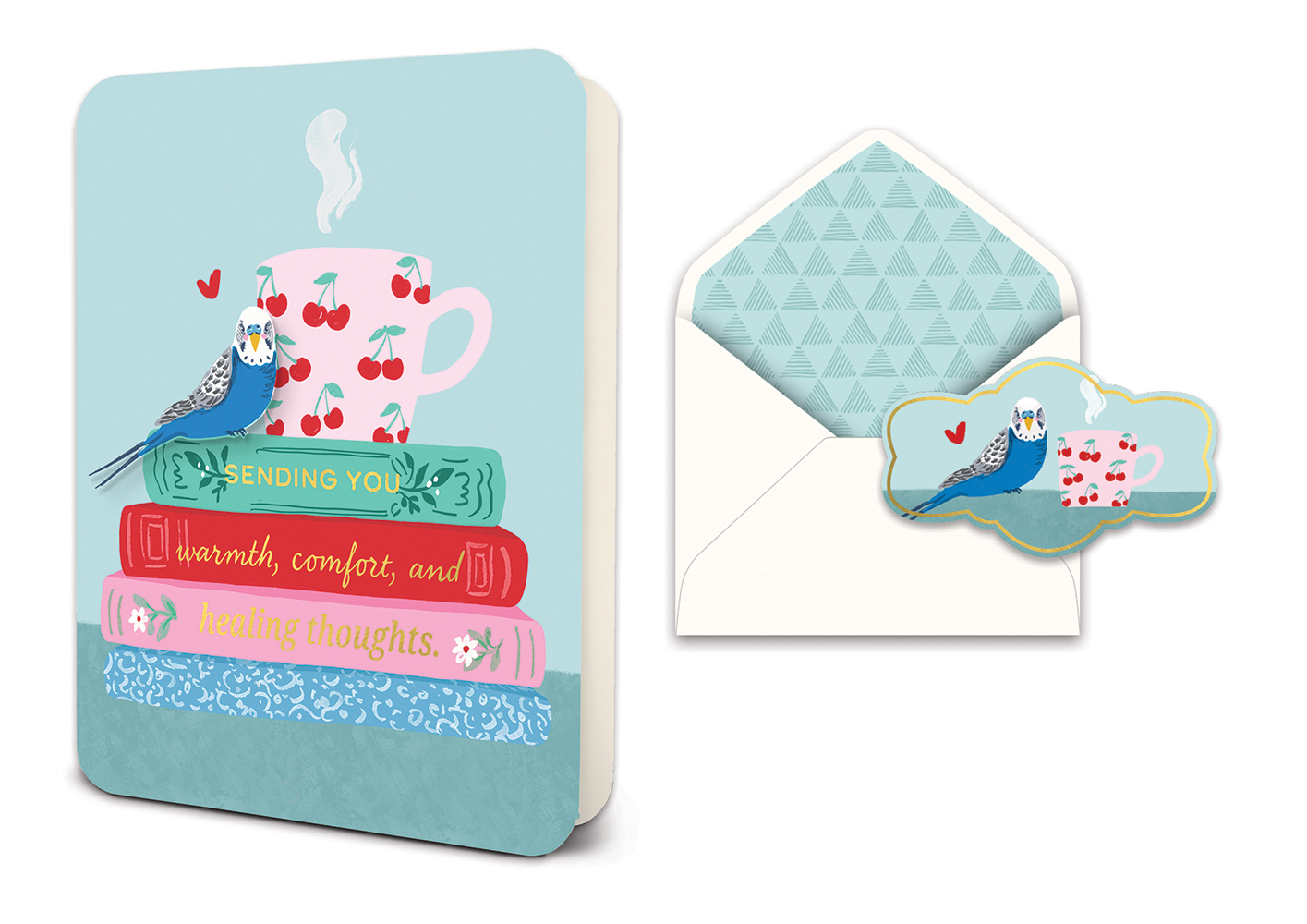 Picture of Sending You My Thoughts Deluxe Greeting Card