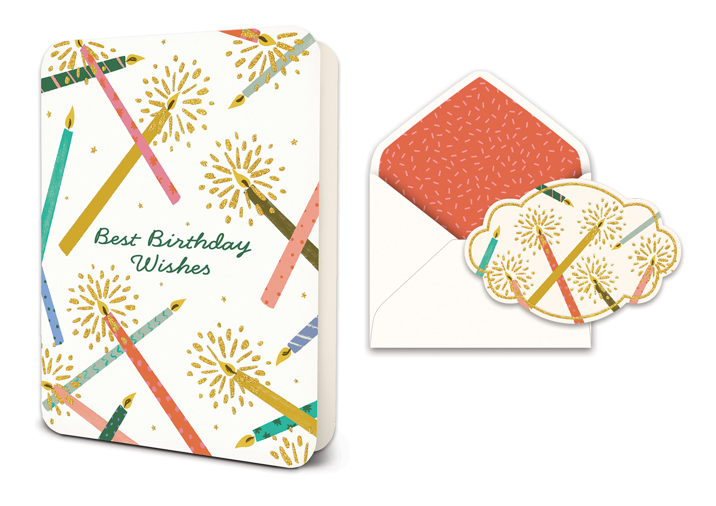 Picture of Sparkling Wish Deluxe Greeting Card
