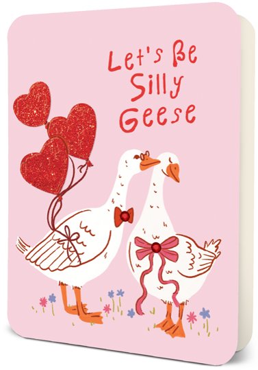 Picture of Silly Geese Deluxe Greeting Card