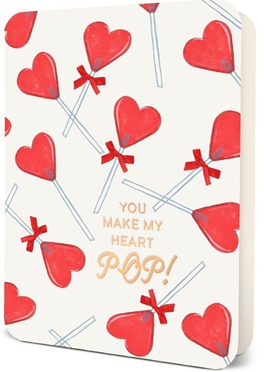 Picture of Heart Lollipops Deluxe Greeting Card