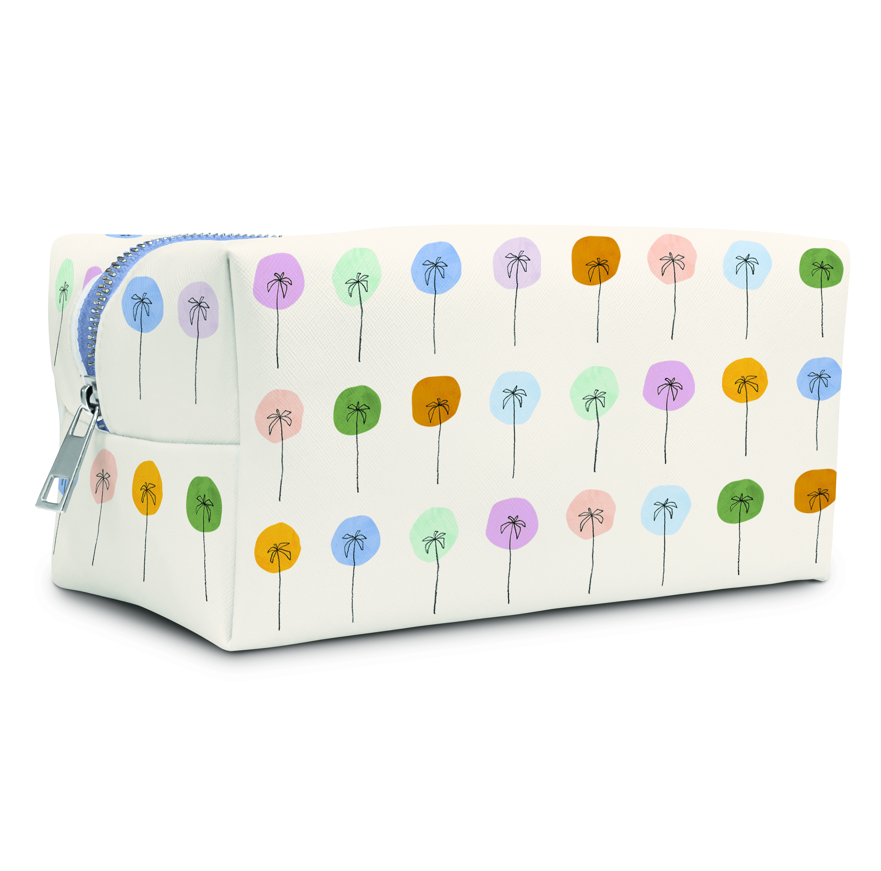 Picture of Dotted Palms Loaf Cosmetic Pouch