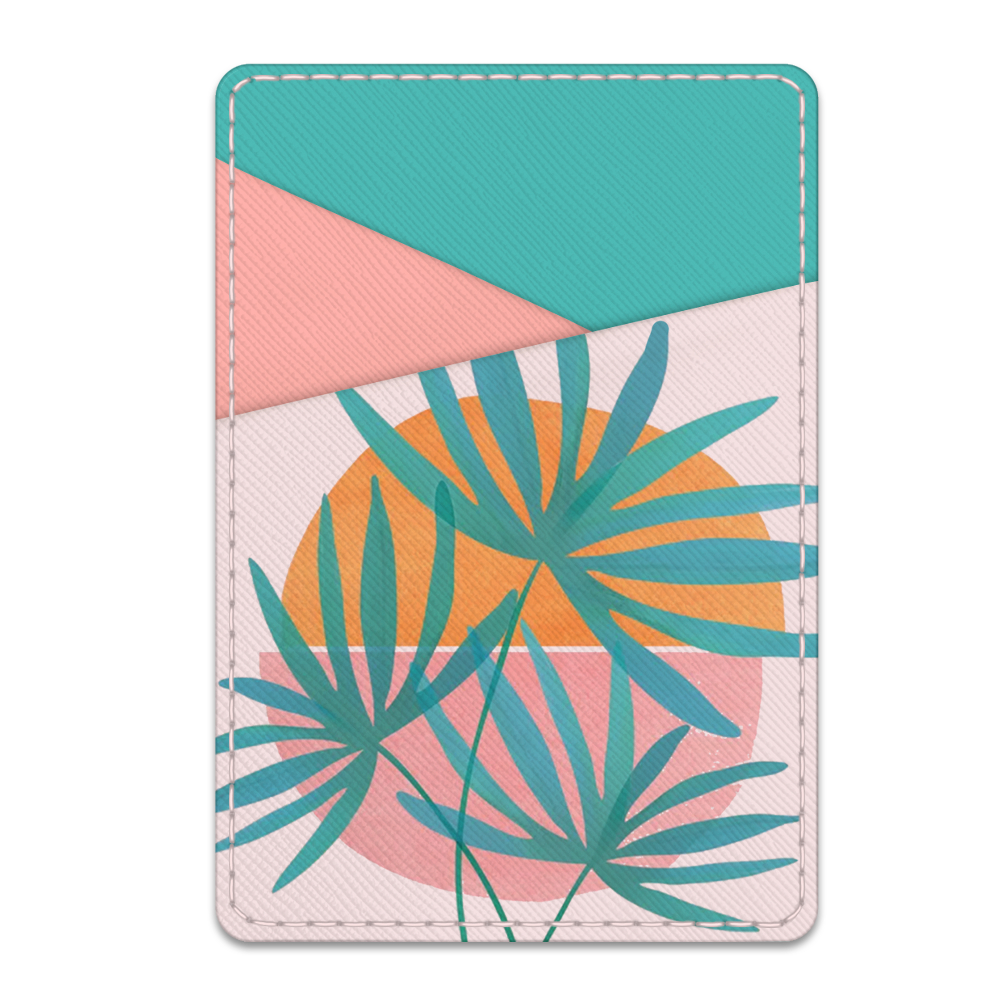 Picture of Island Sunset Stick-On Cell Phone Wallet-30% Disco
