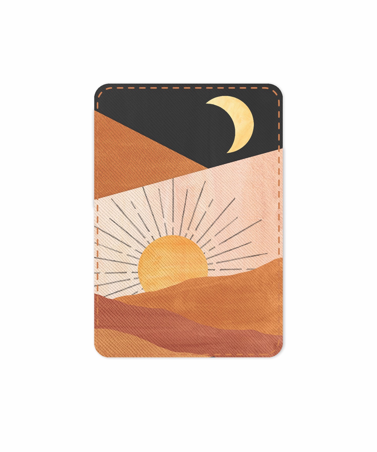 Picture of Sunrise Moon Stick-On Cell Phone Wallet