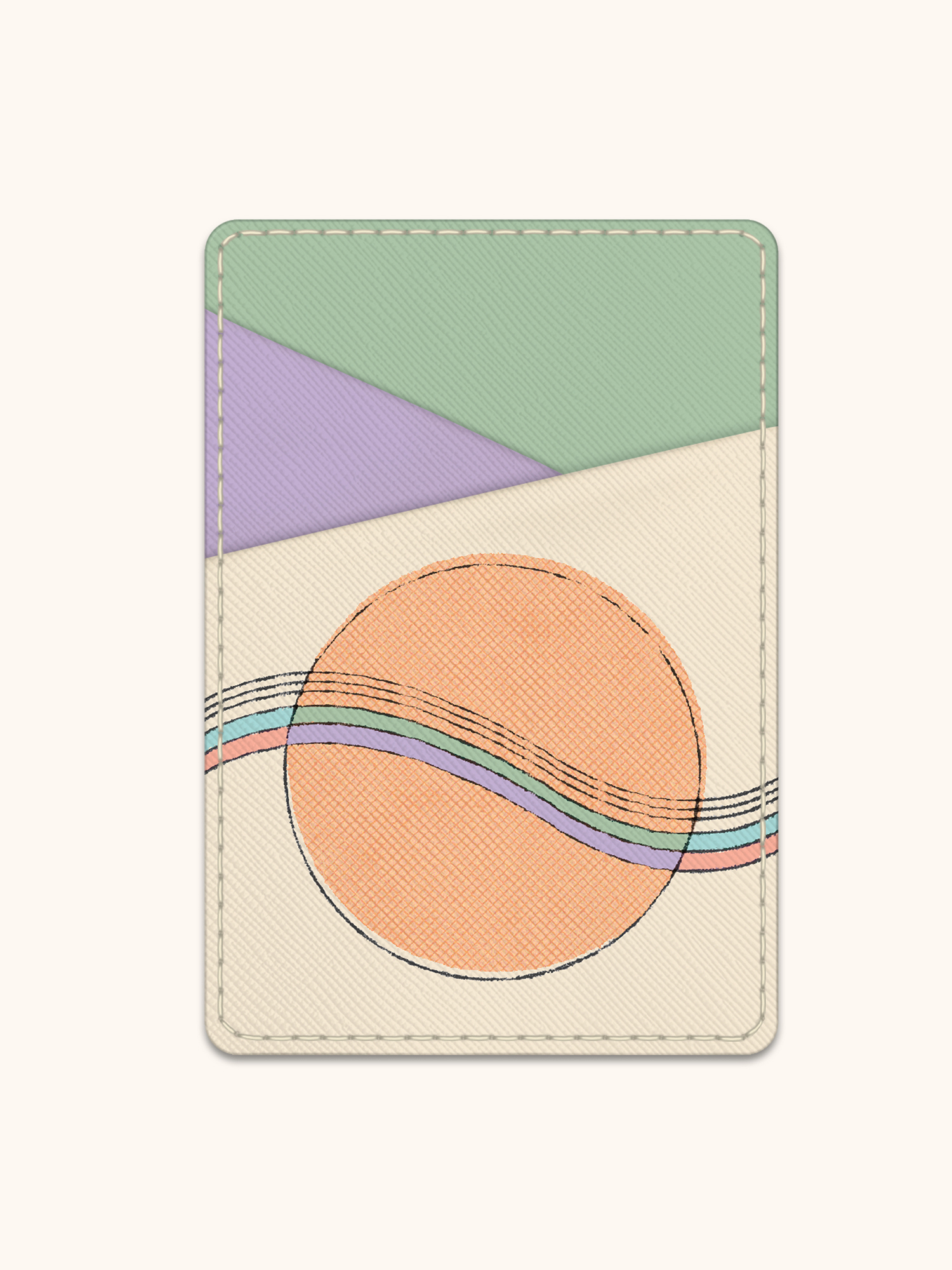 Picture of Energy Flows Stick-On Cell Phone Wallet-30% Discou