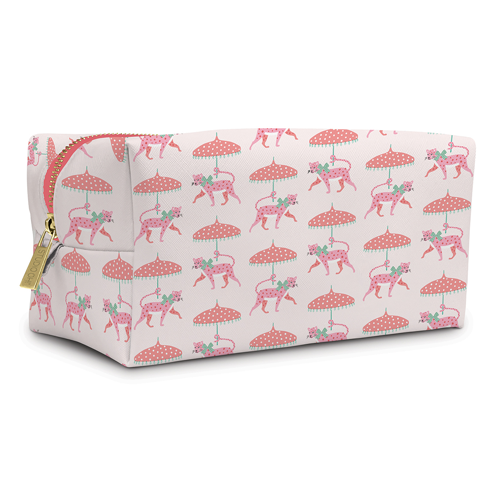 Picture of Leopard on Parade Cosmetic Loaf Pouch