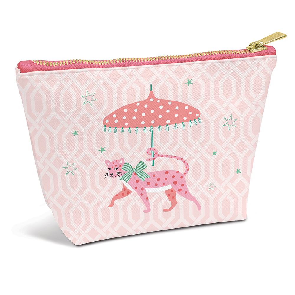 Picture of Leopard on Parade Cosmetic Clutch Pouch
