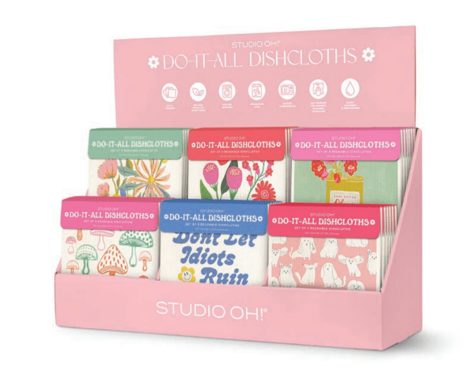 Picture of Studio Oh Do-It-All Dishcloths Display