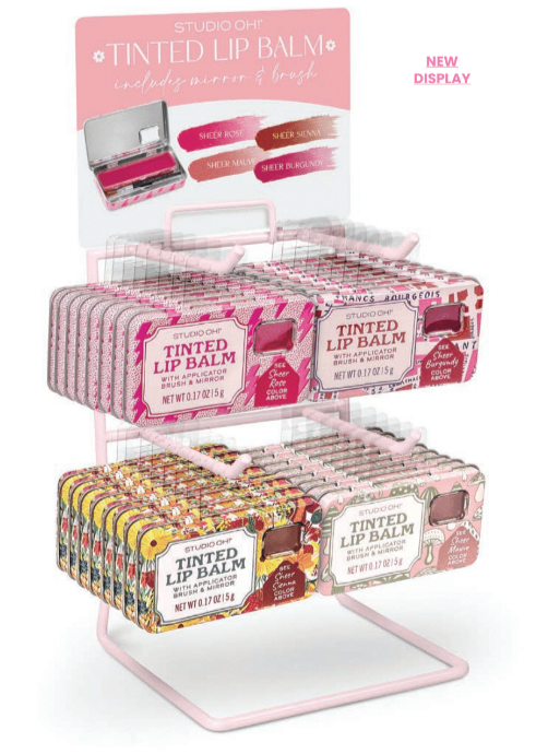 Picture of Studio Oh 4-Hook Tinted Lip Balm Display
