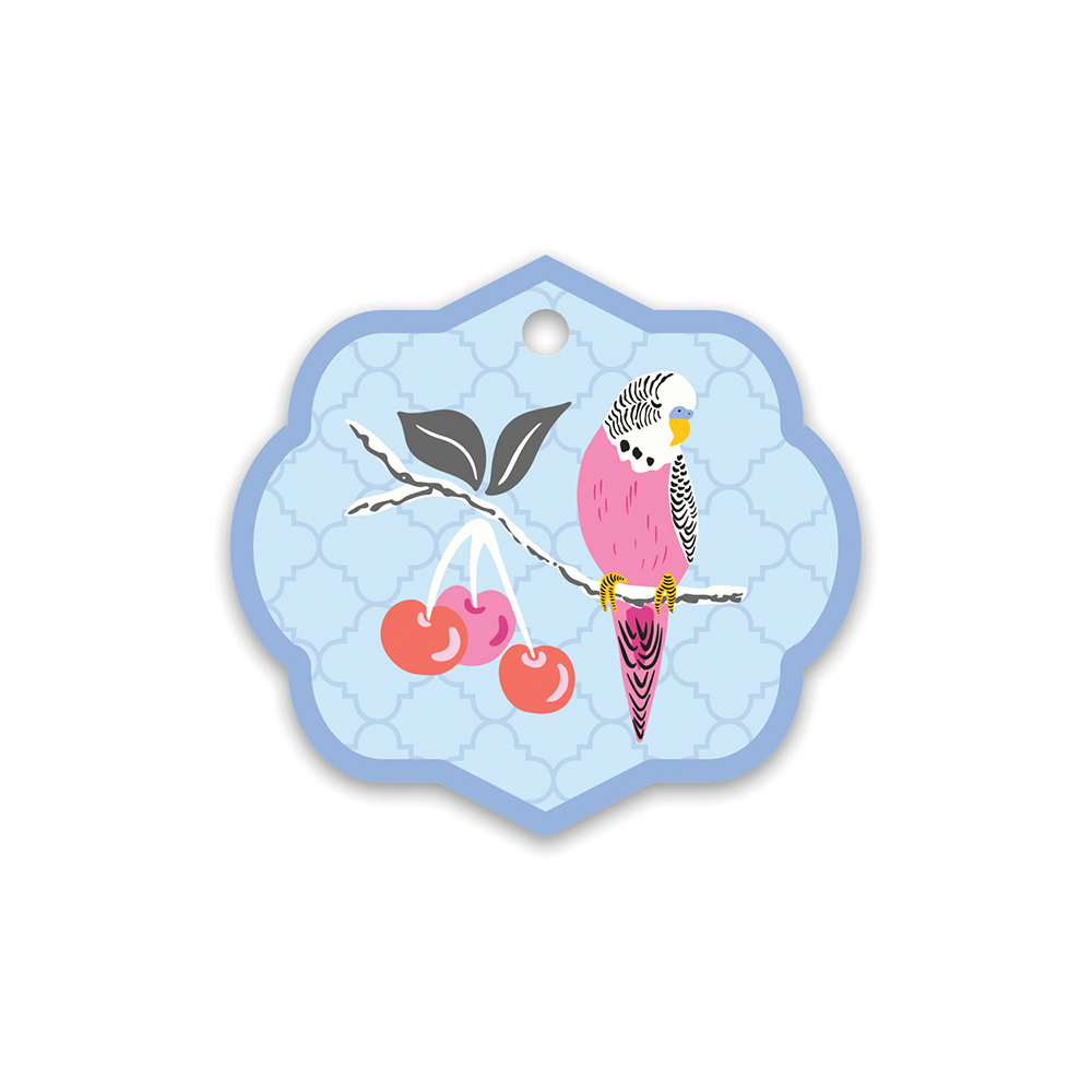 Picture of Birds in the Cherry Tree Large Horizontal Die-Cut