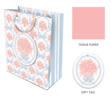 Picture of Romantic Rococo (LVD) Die-Cut Gift Bag