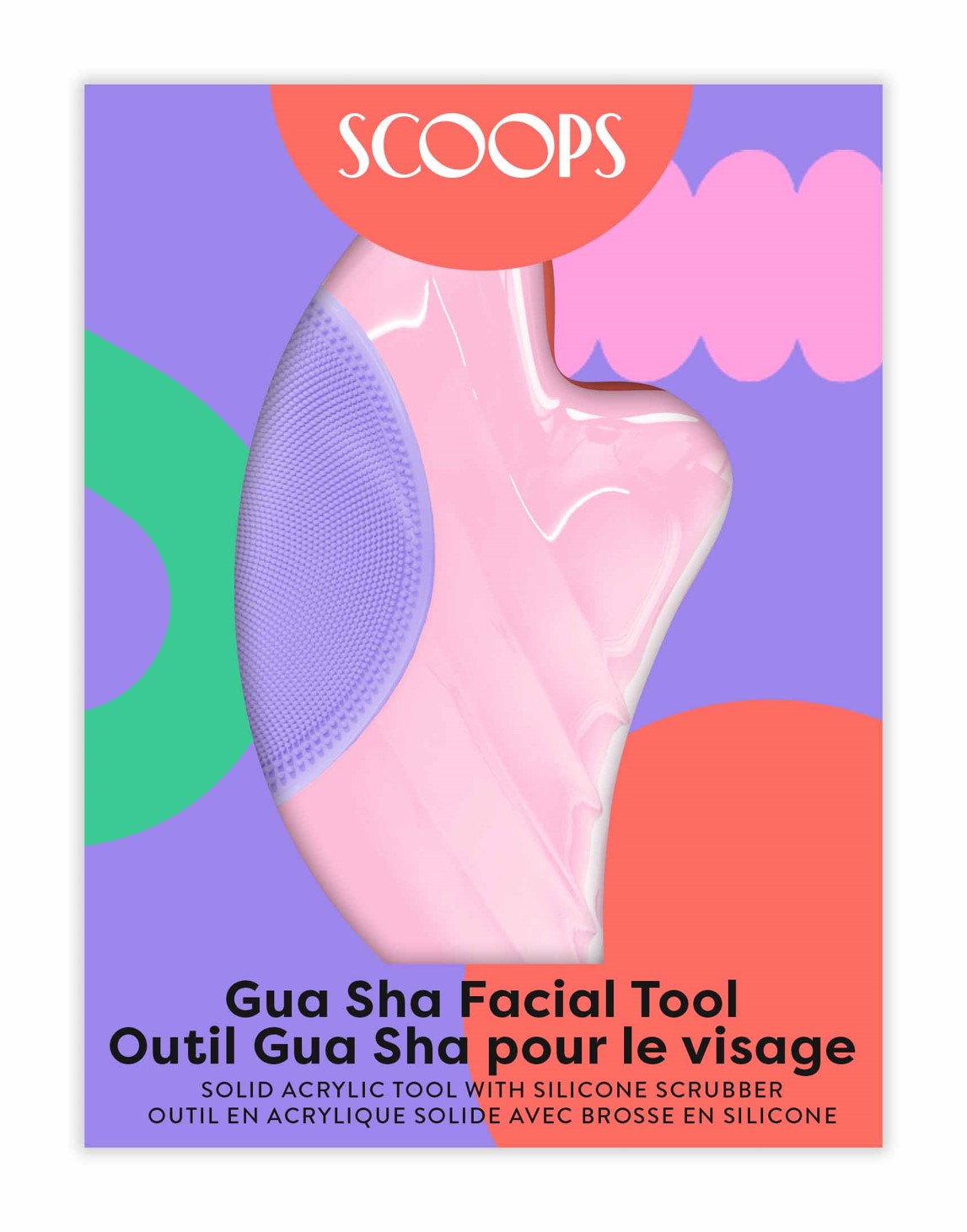 Picture of Purple Doodles Gua Sha Facial Tool