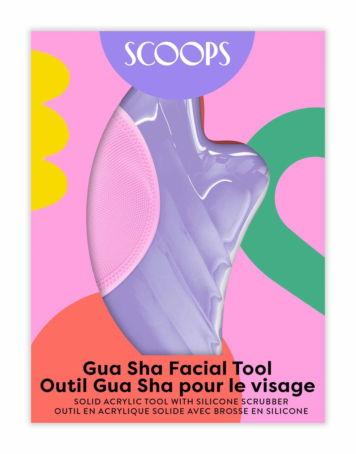Picture of Pink Doodles Gua Sha Facial Tool
