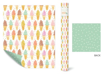 Picture of Cool & Creamy (R) Reversible Gift Wrap